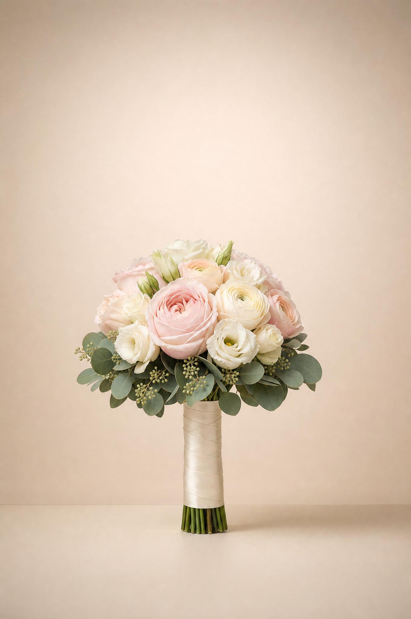 Example of a bridesmaid bouquet from the Cindy's Flowers collection: what the item is, not a product at the price beside it.