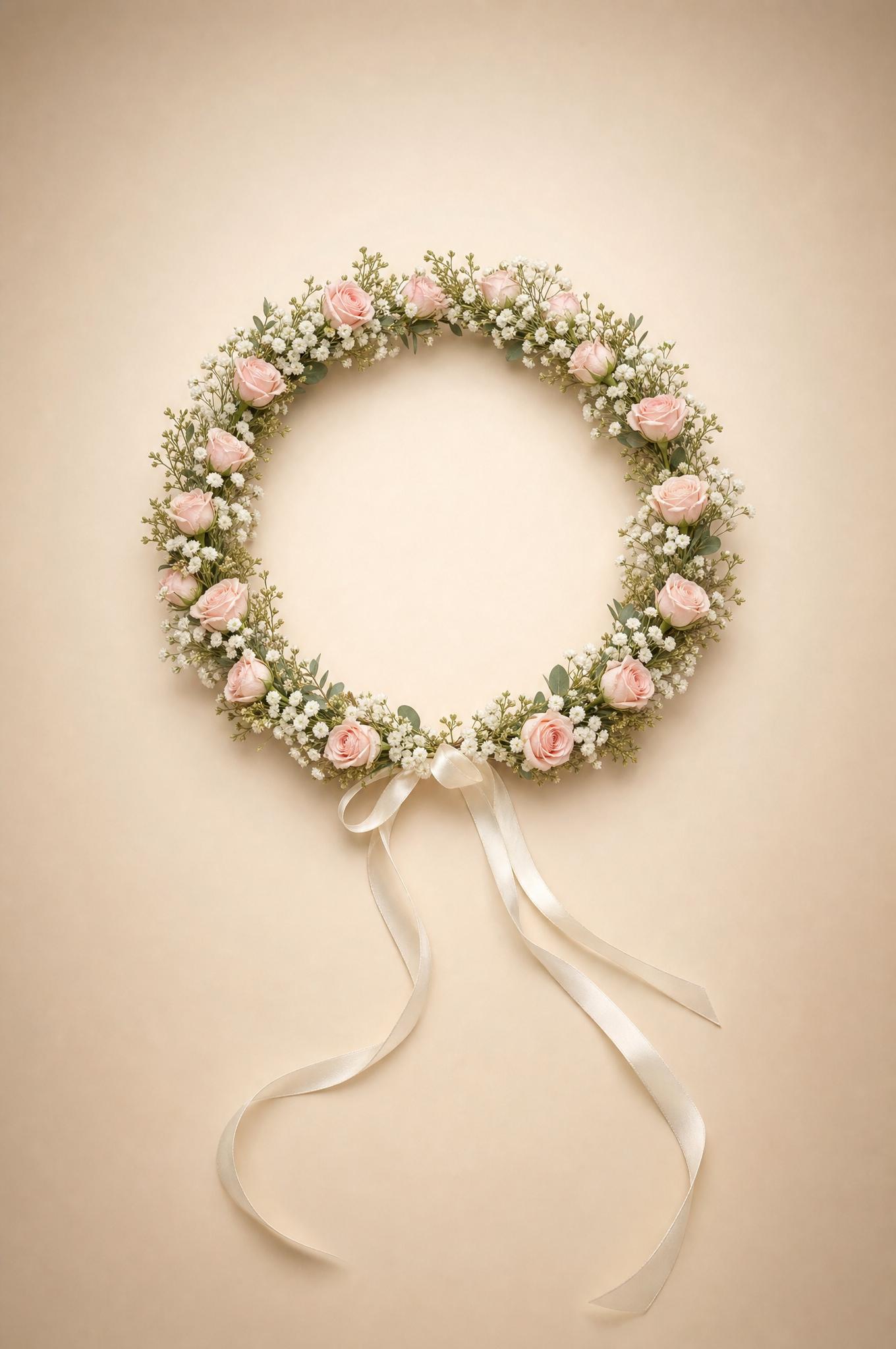 Blush Flower Crown — Cindy's Flowers wedding flowers, Toronto