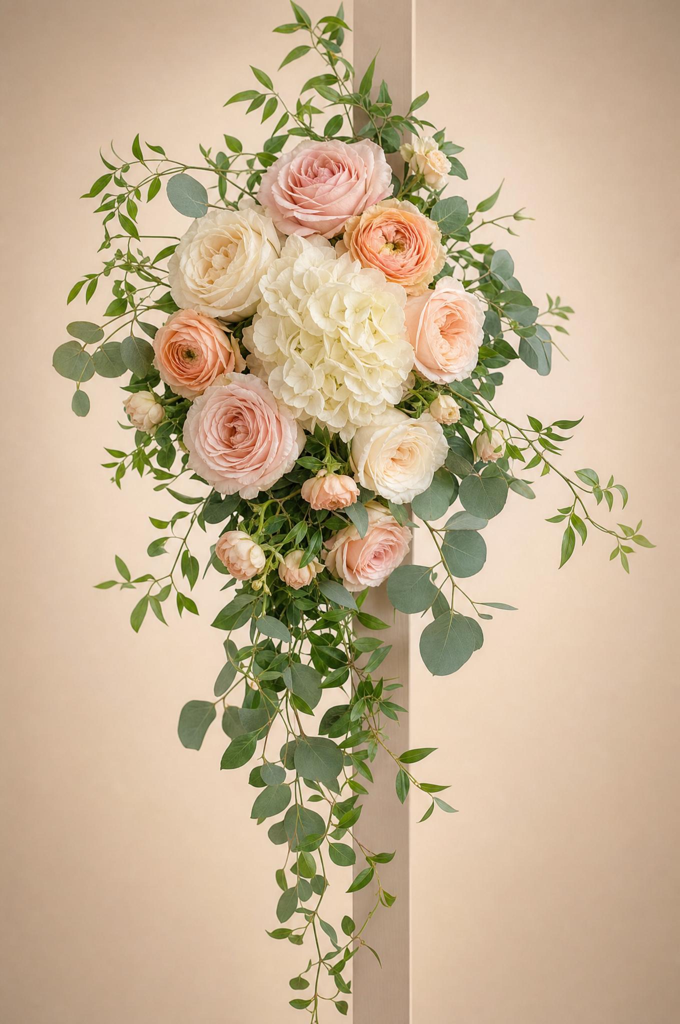 Example of a ceremony / arch florals from the Cindy's Flowers collection: what the item is, not a product at the price beside it.