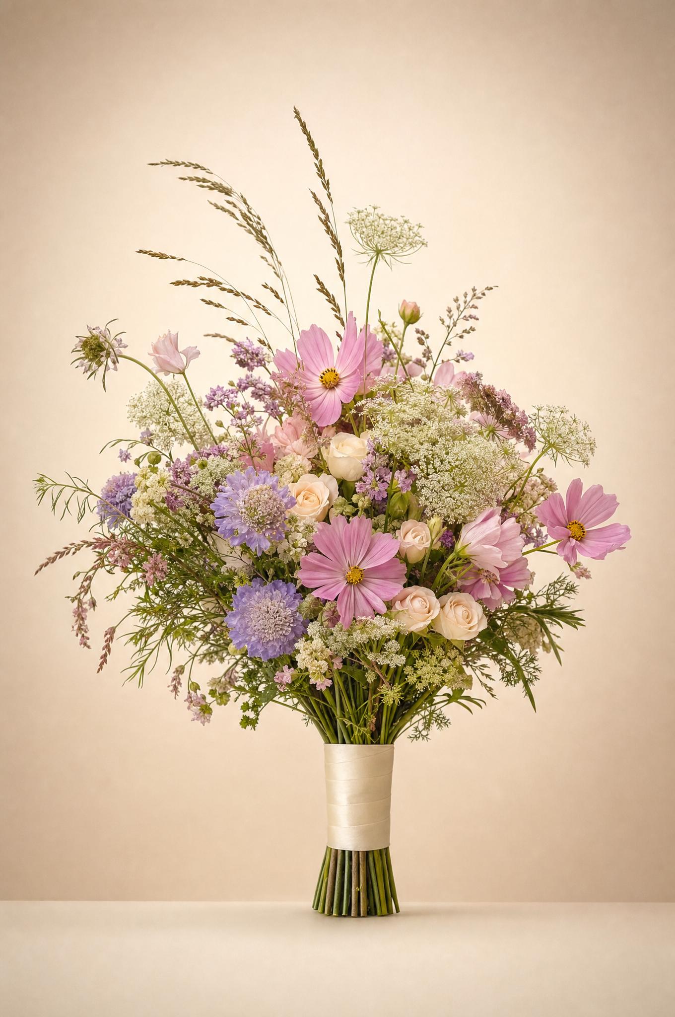 Wildflower Bridal Bouquet — Cindy's Flowers wedding flowers, Toronto
